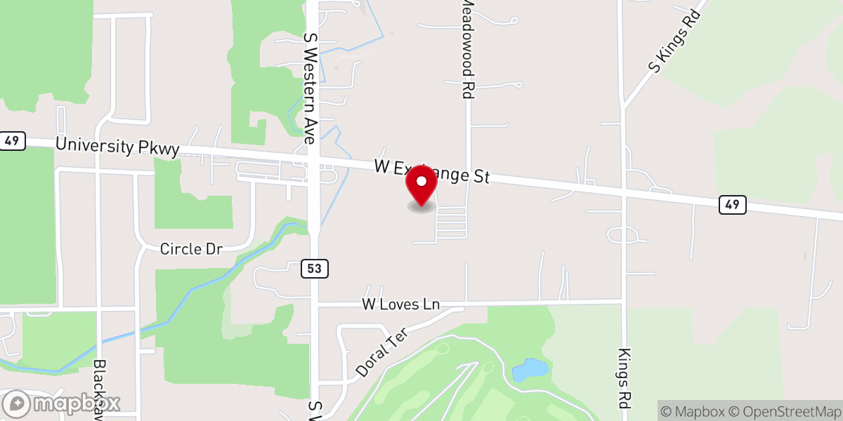 Map showing location of Faith Movers Church