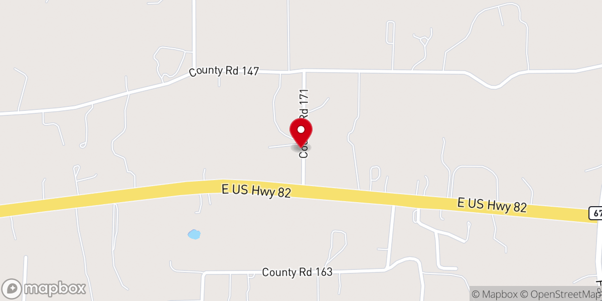 Map showing location of Spring Grove Church