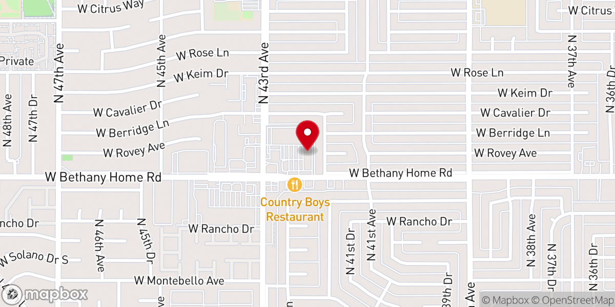 Map showing location of Iglesia Agua Viva
