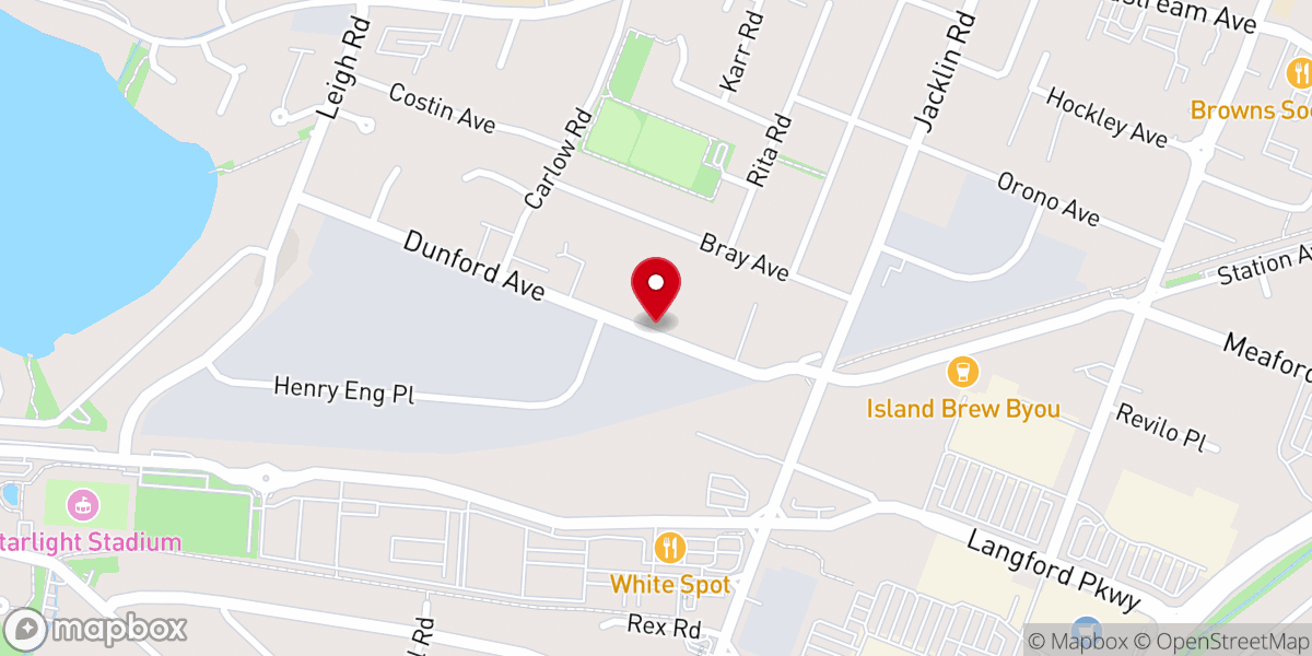 Map showing location of Calvary Chapel Westshore
