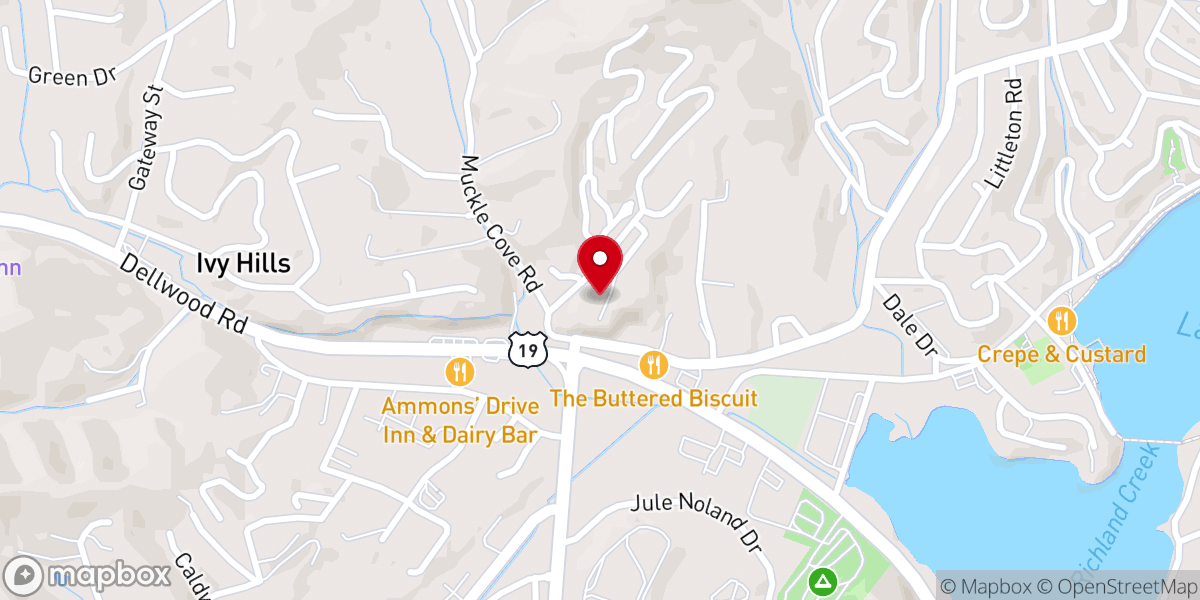 Map showing location of Lakeview Church-The Nazarene