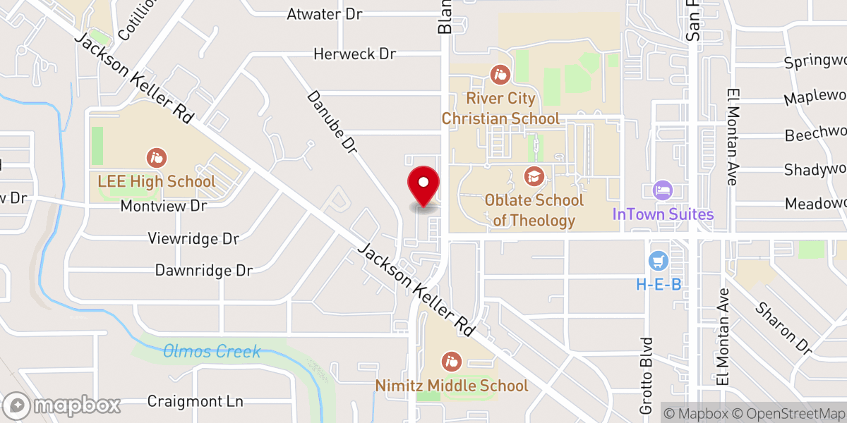 Map showing location of Door CFM Northside