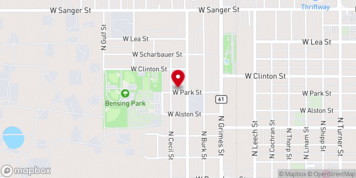 Map showing location of Community Church-God & Christ