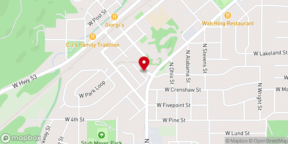 Map showing location of Jesus Loves Rathdrum Incorporated