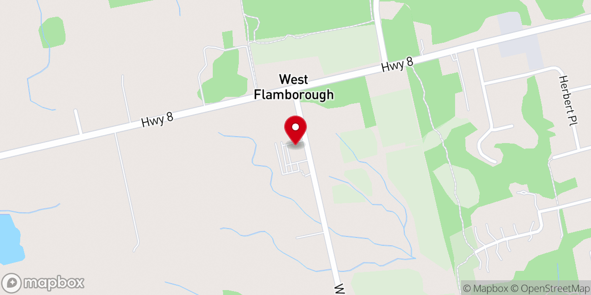 Map showing location of Ebenezer Free Reformed Church