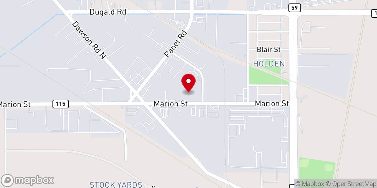 Map showing location of Intetprovincial Co-op