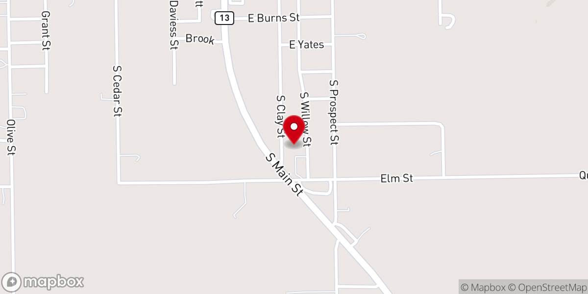 Map showing location of Gallatin Seventh-day Adventist Church