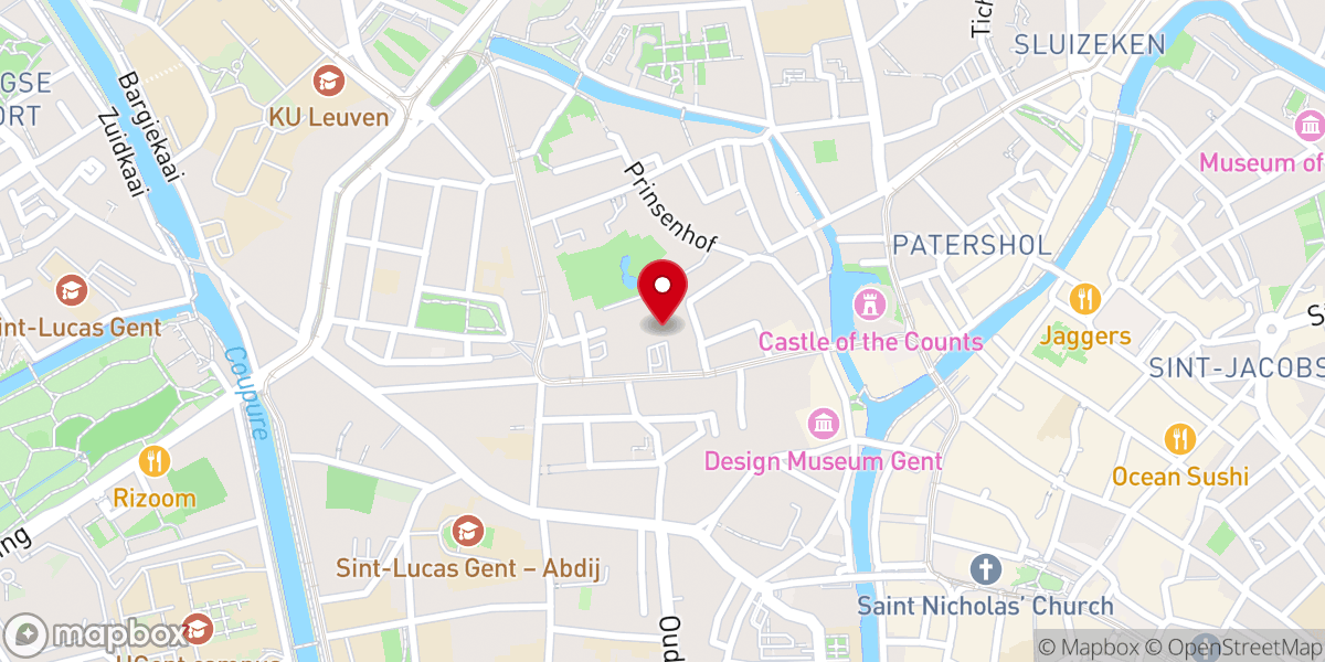Map showing location of Kloosterkerk van de Ongeschoeide Karmelieten