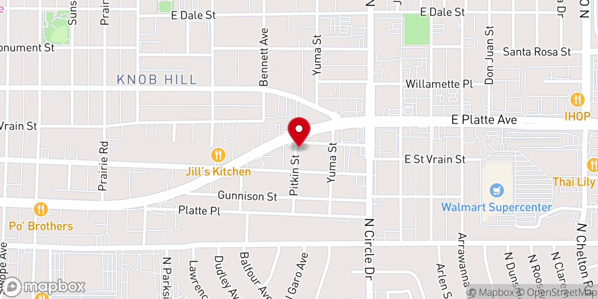 Map showing location of Templo Betesda Inc
