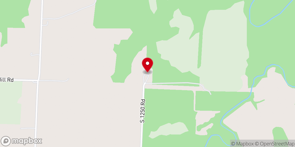 Map showing location of Riverside Cowboy Church