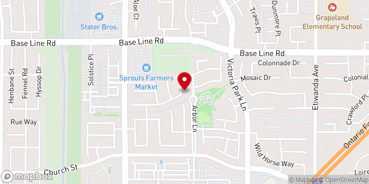 Map showing location of Radiant Beauty Ministries