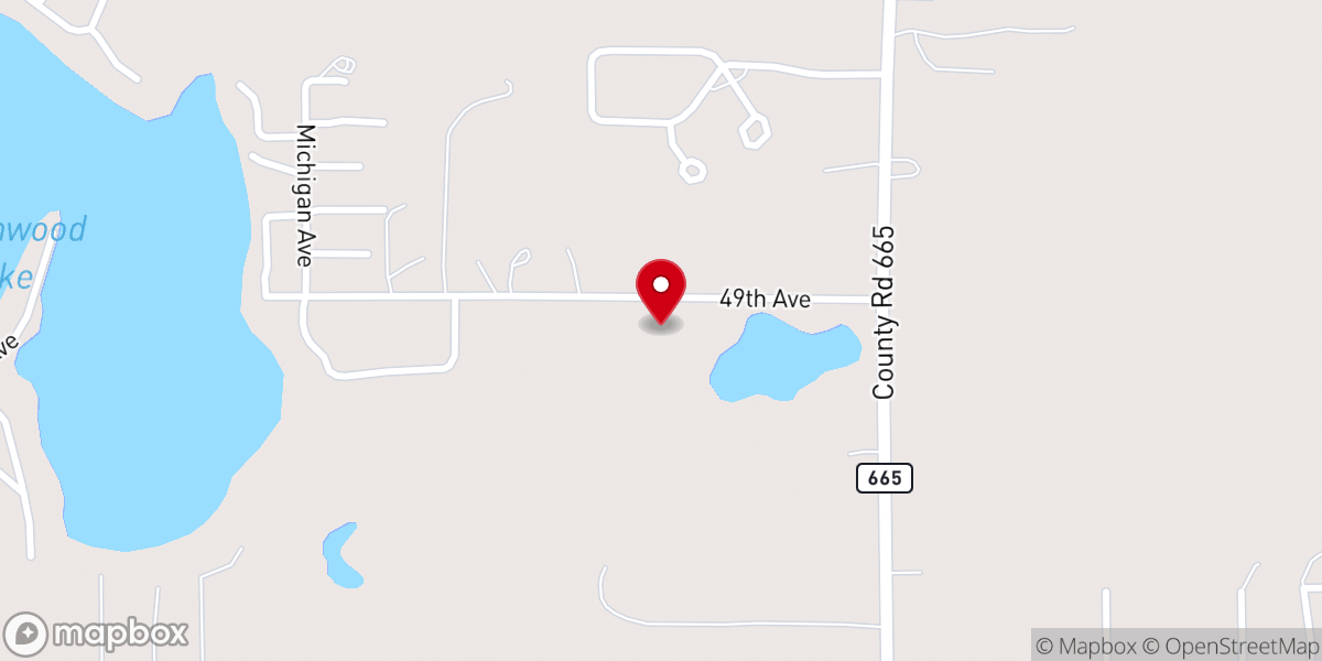 Map showing location of Calvary Baptist Church