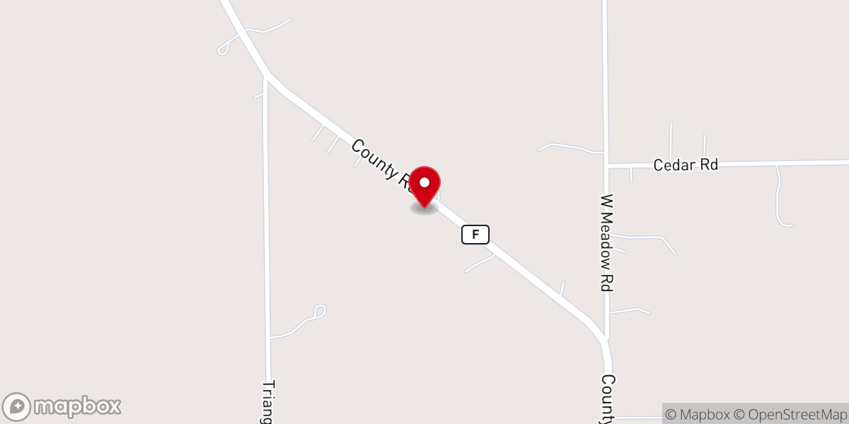 Map showing location of Zion United Methodist Church