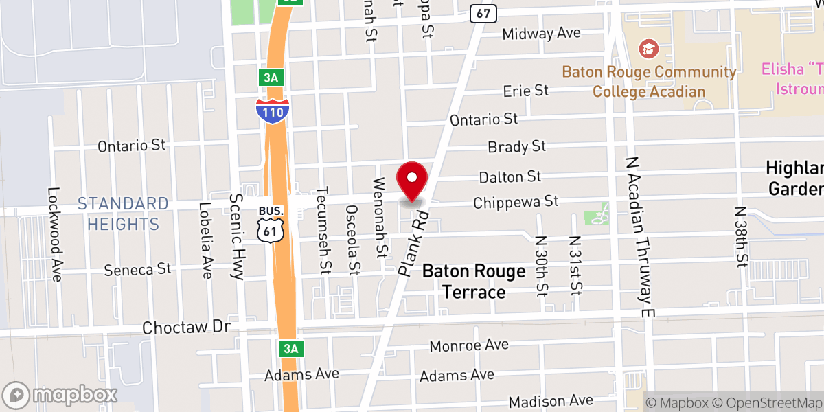 Map showing location of House of Refuge Ministries