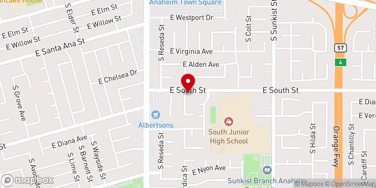 Map showing location of Mission Community Church