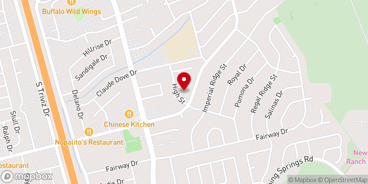 Map showing location of Apostolic Tabernacle de Las Cruces