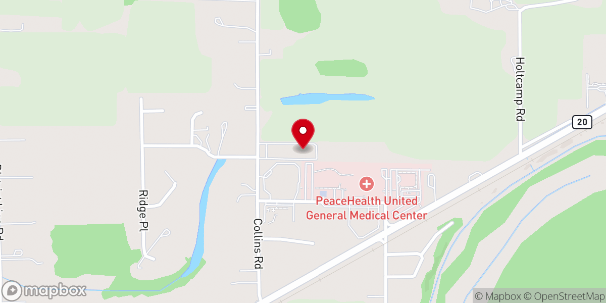 Map showing location of Sonrise Skagit Church