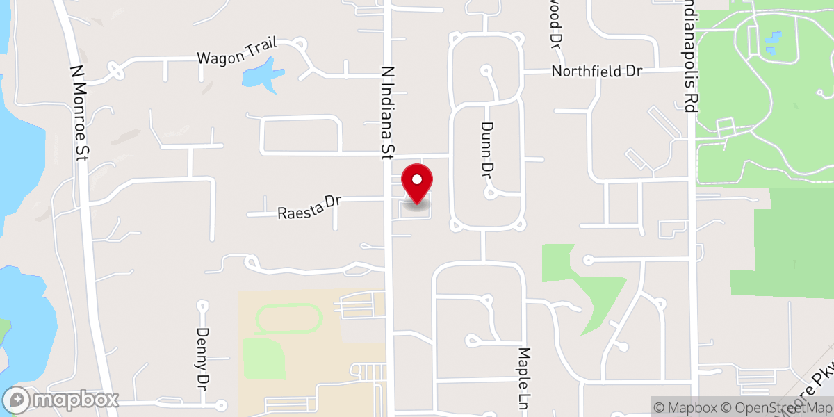 Map showing location of Life Pointe Church-Nazarene