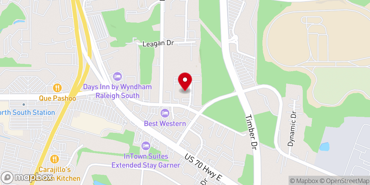 Map showing location of Relentless Church