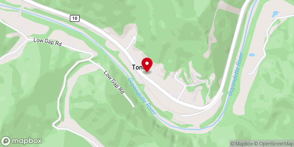 Map showing location of Toney Christian Fellowship