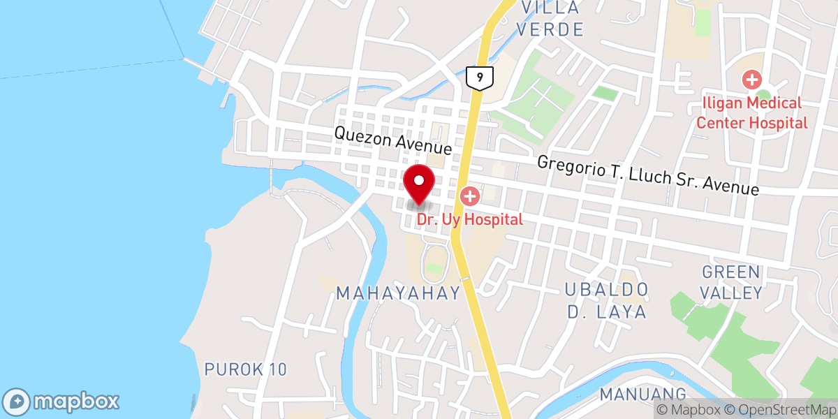 Map showing location of Victory Chapel Christian Center