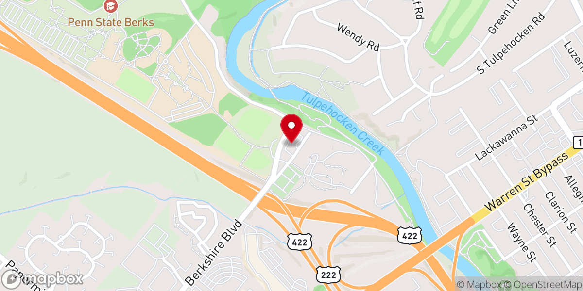 Map showing location of Kissinger's Church
