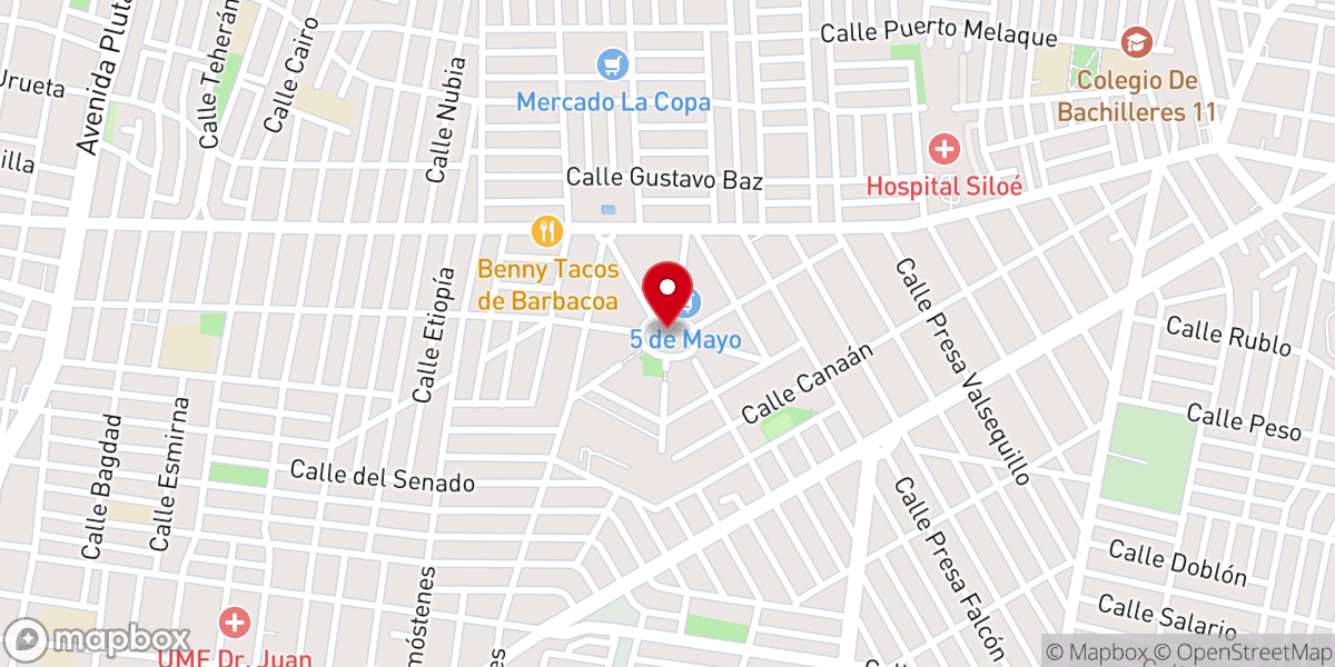 Map showing location of La Luz del Mundo