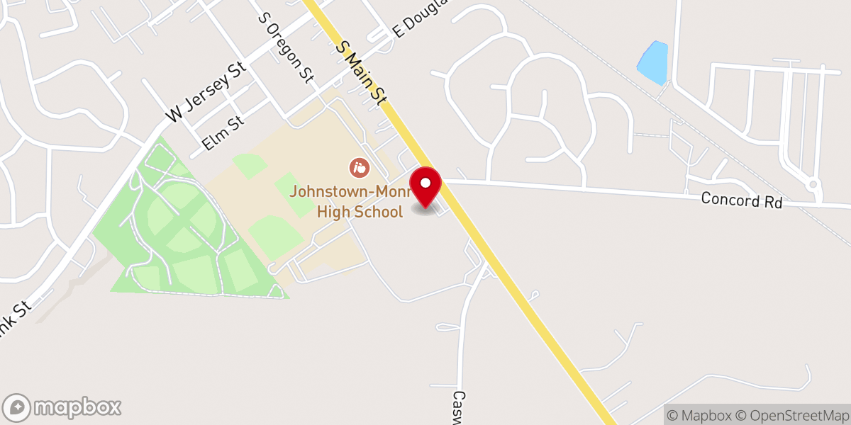 Map showing location of Church of the Ascension