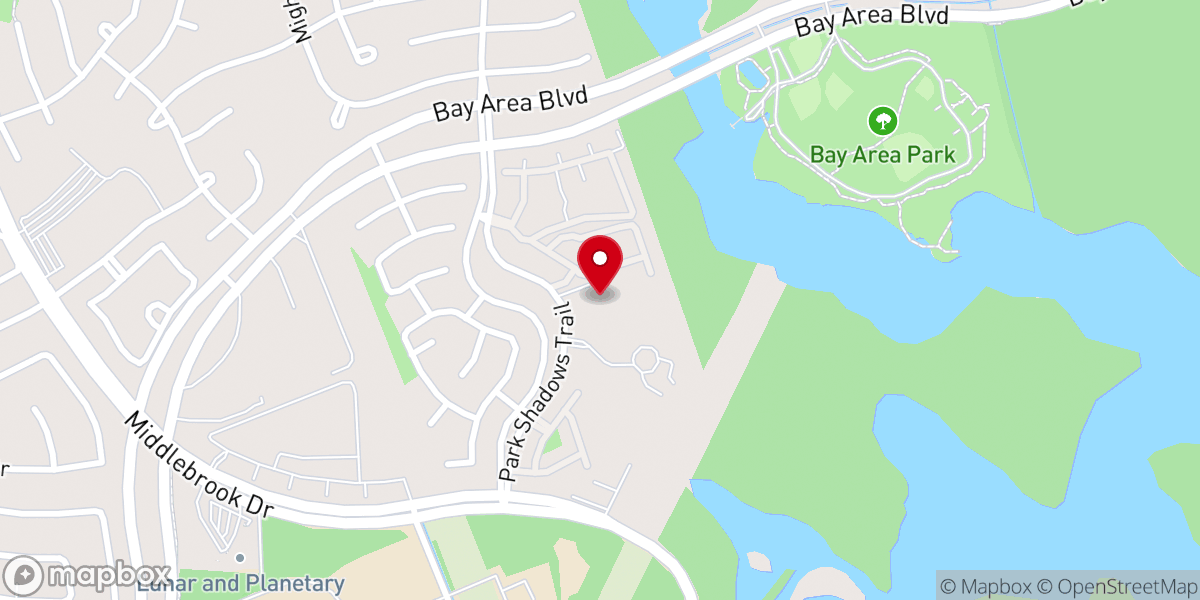 Map showing location of Temple Beth Tikvah