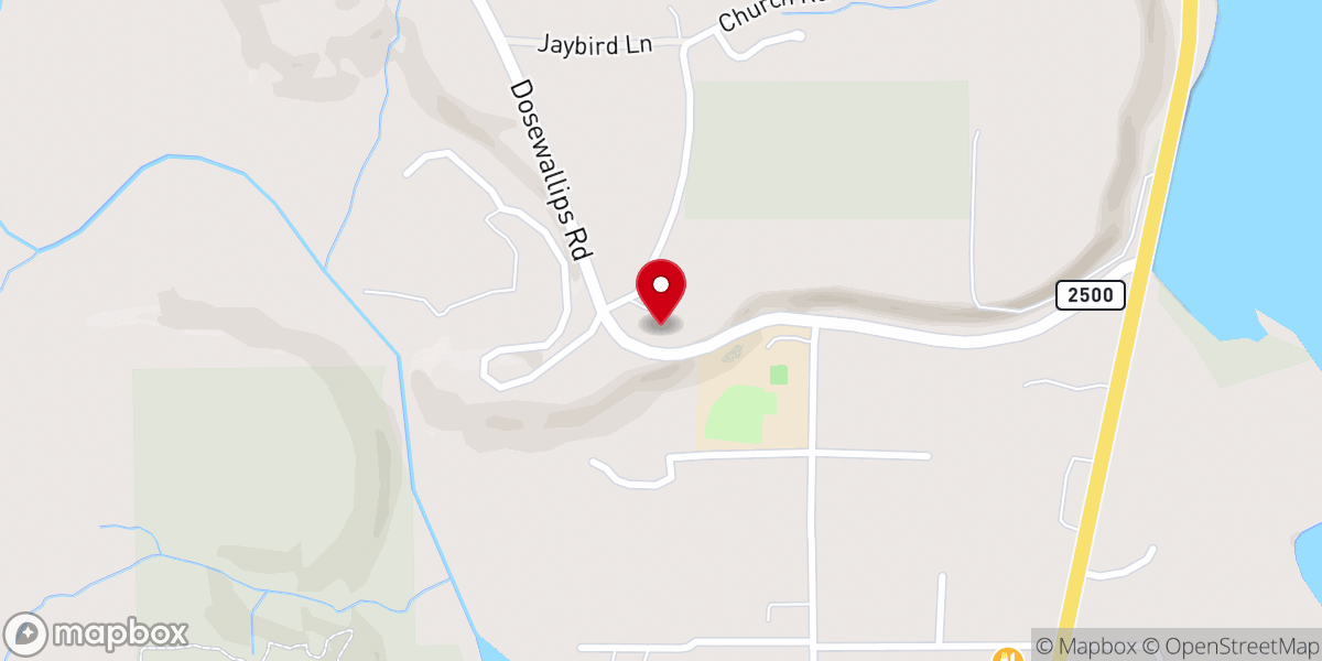 Map showing location of Brinnon Community Church