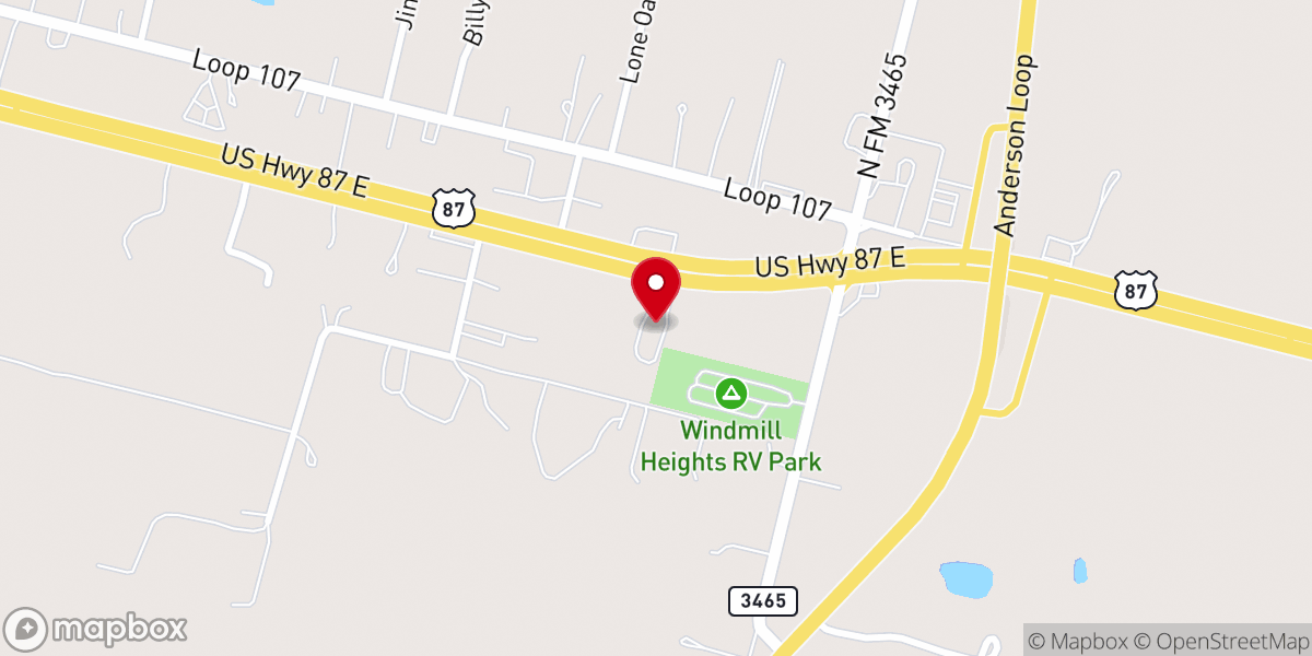 Map showing location of Christ Community Church