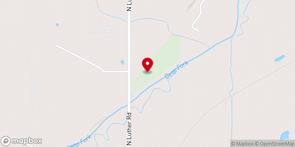 Map showing location of The Barn at Broken Horn Ranch