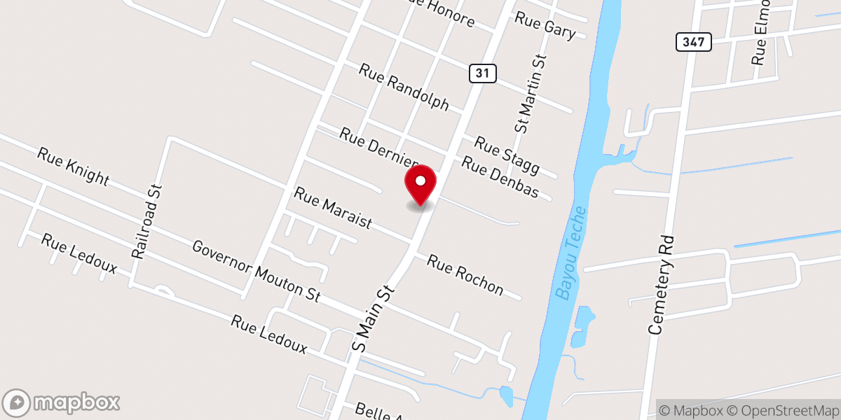 Map showing location of Faith-Life Center Church