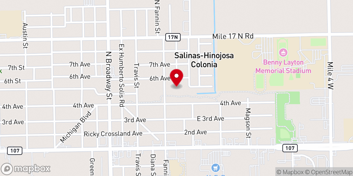 Map showing location of Kingdom Faith Church World Evangelism Inc