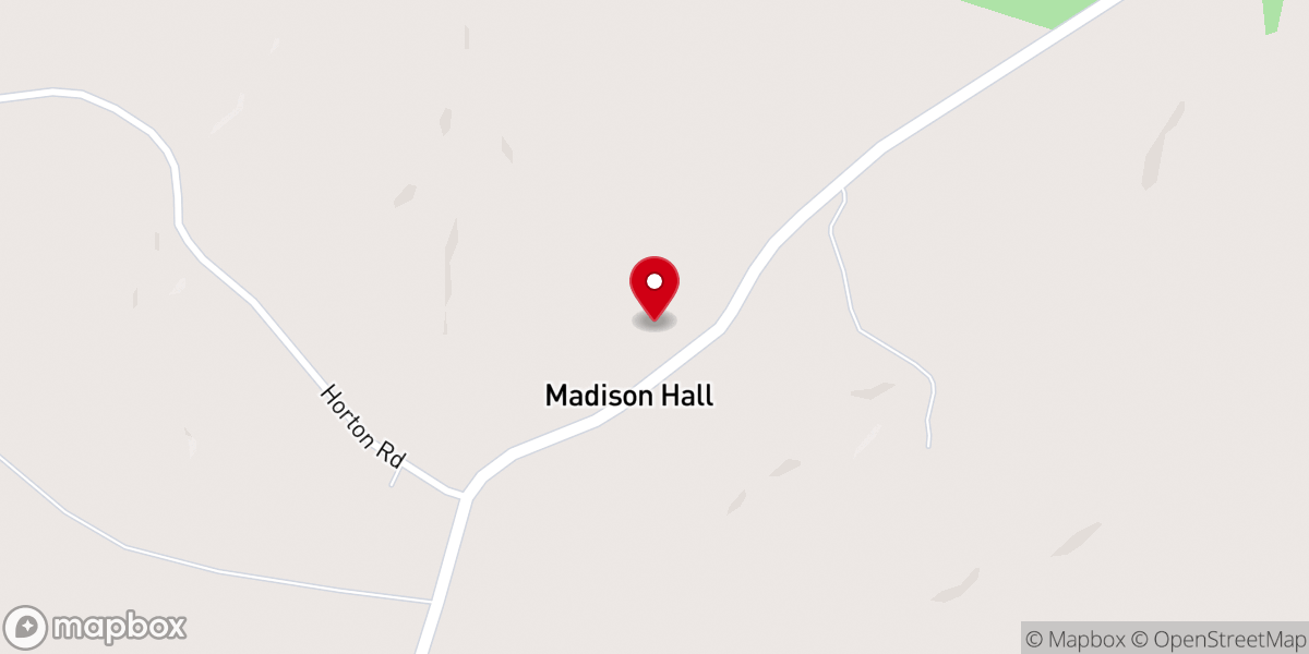 Map showing location of Anderson Presbyterian Church