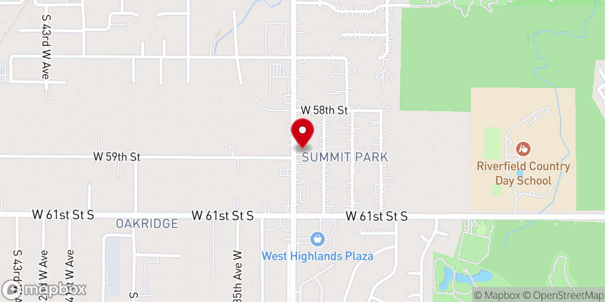 Map showing location of Summitpark Full Gospel Church