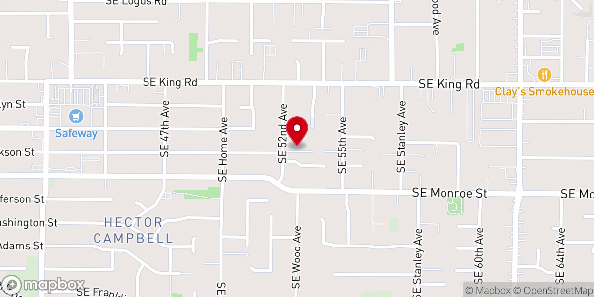 Map showing location of Safe House Church