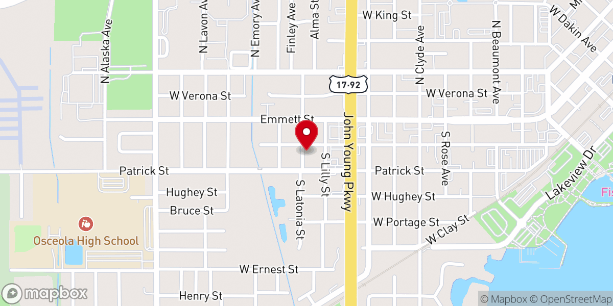 Map showing location of The Kingdom Church Kissimmee