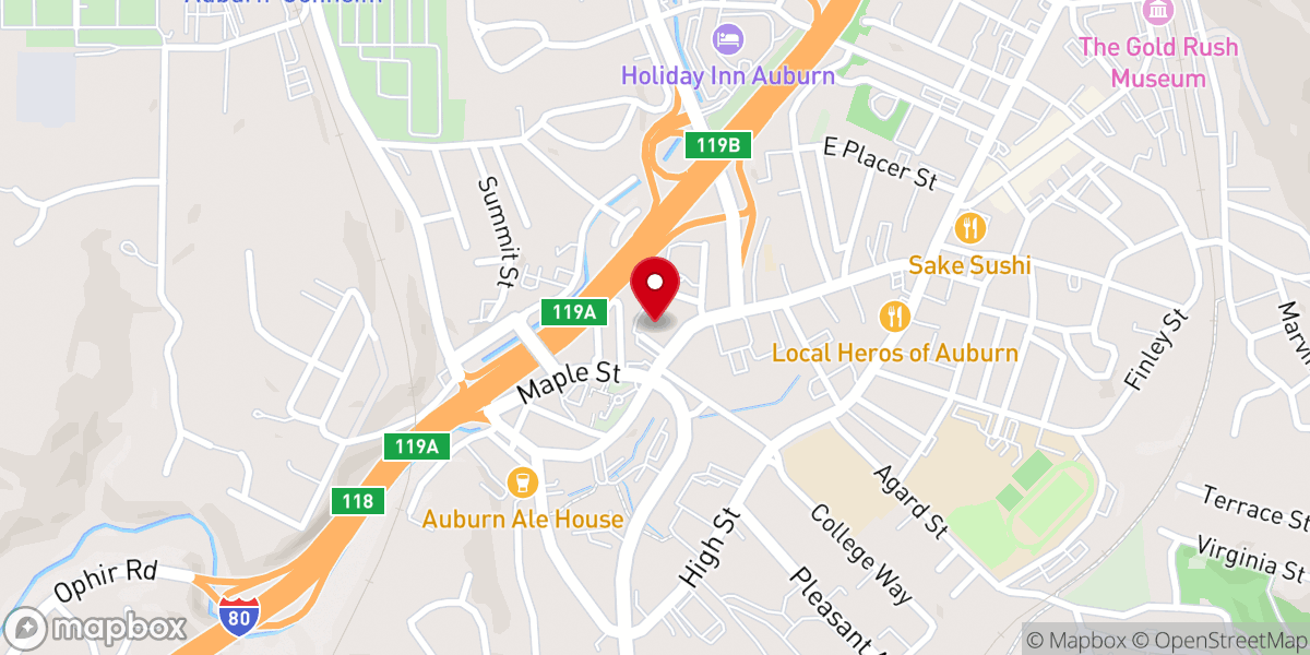 Map showing location of Pioneer United Methodist Church