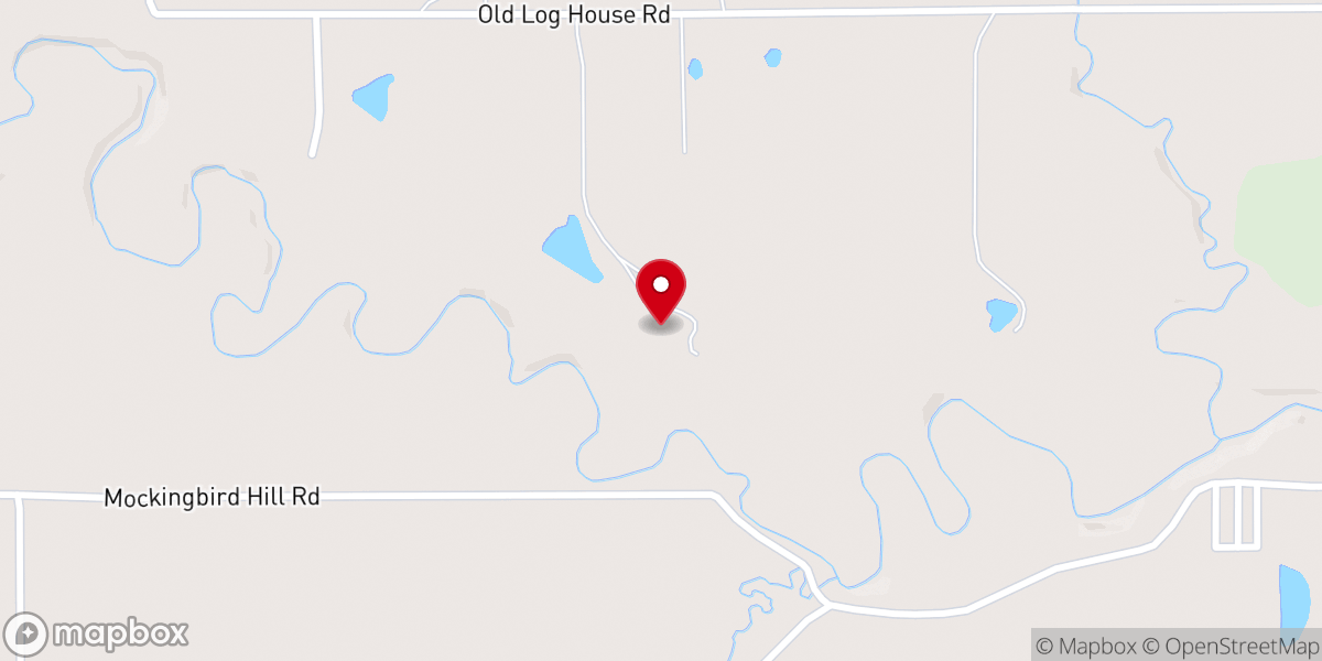 Map showing location of Tallgrass Christian Camp Inc