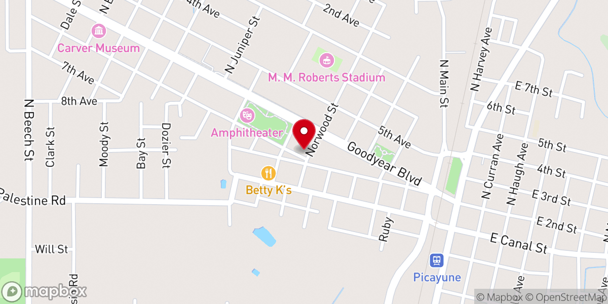 Map showing location of St Barnabas Anglican Church