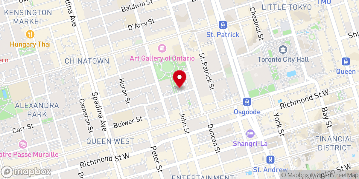 Map showing location of St. George the Martyr Anglican Church