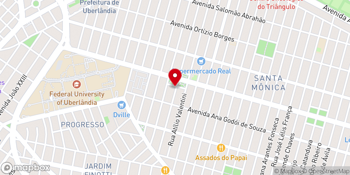 Map showing location of Comunidade São Paulo - Paróquia Nossa Senhora do Caminho