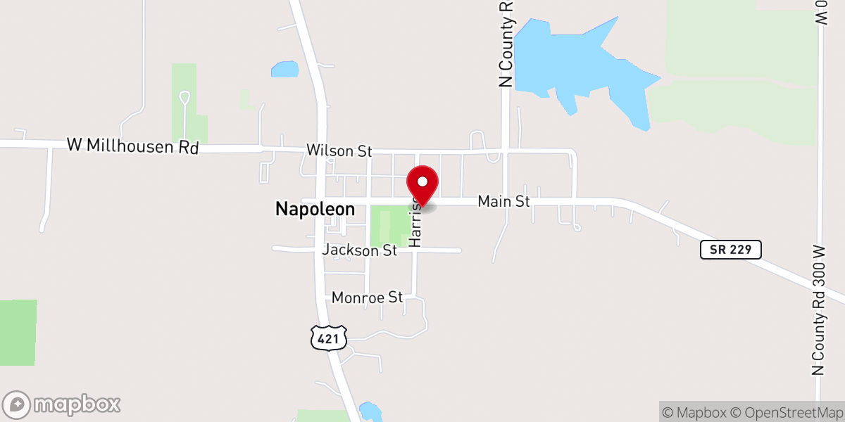 Map showing location of St Maurice Catholic Church
