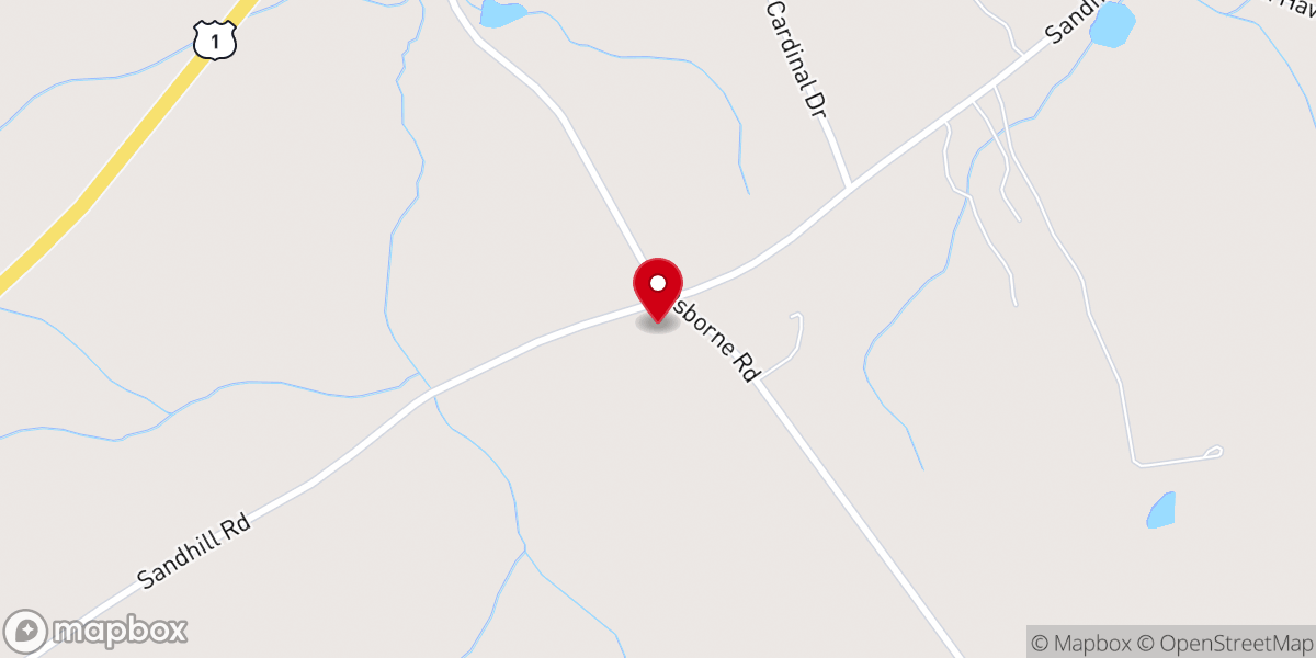 Map showing location of St Paul Community Church