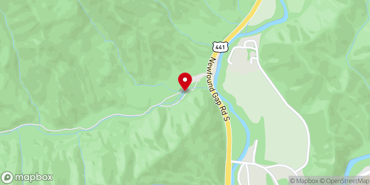 Map showing location of Mingus Mill