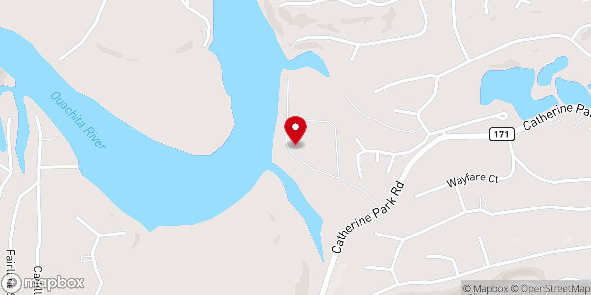 Map showing location of Camp Couchdale