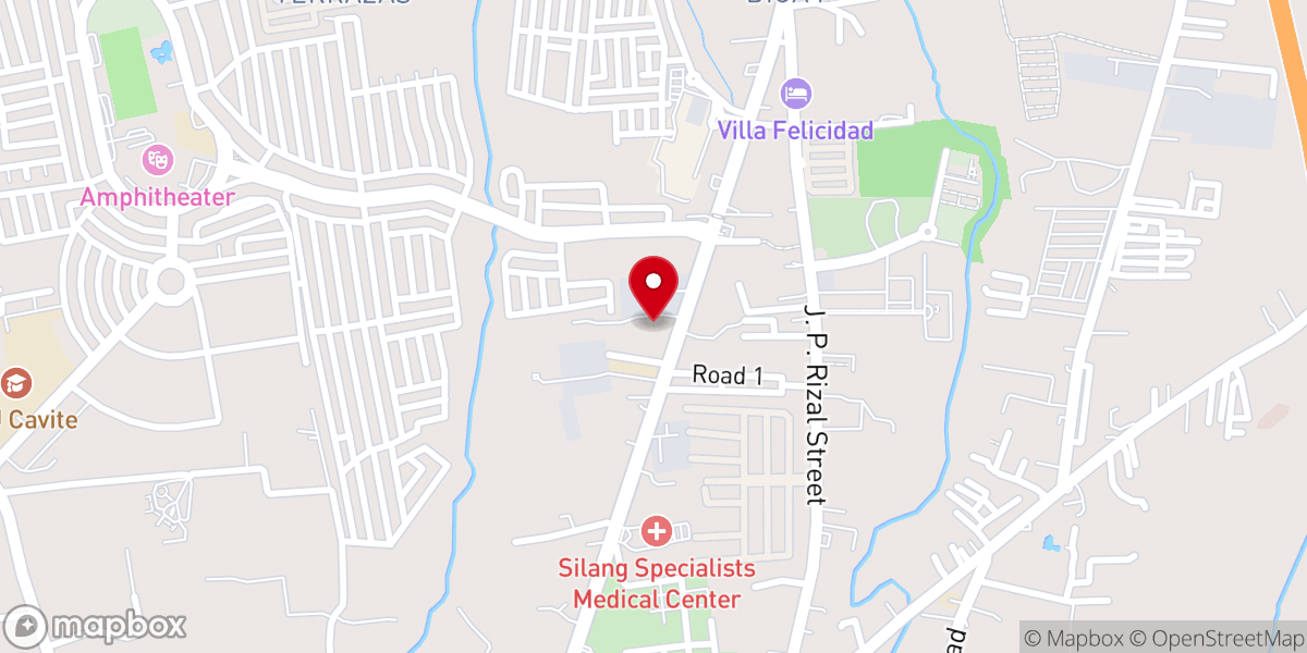 Map showing location of Vision Missionary Church 필리핀 비전 선교 교회