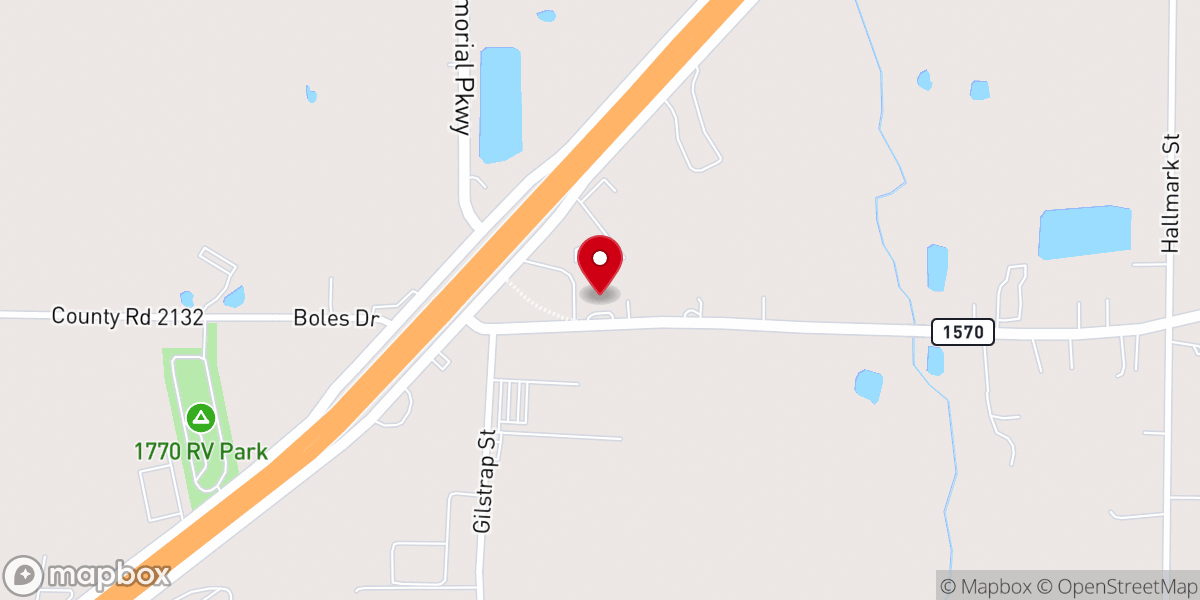 Map showing location of Covenant Fellowship Church