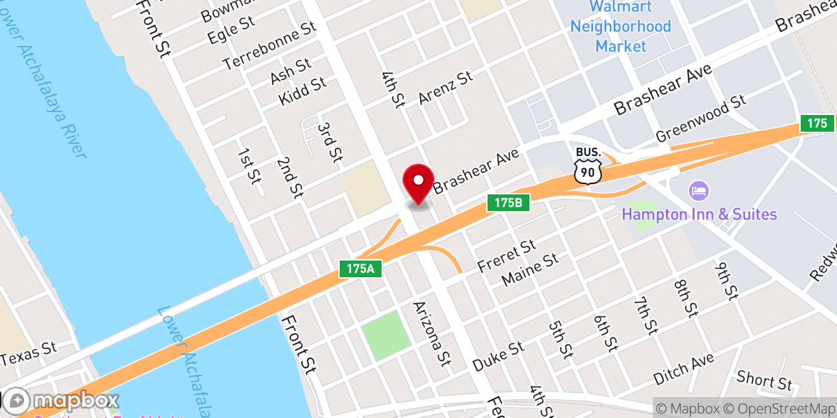 Map showing location of The Higher MT Zion Baptist Church